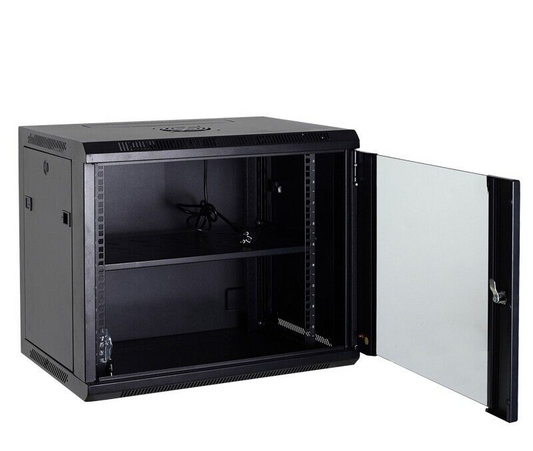 Armadio rack montaggio a parete 6RU 450mm PRE-ASSEMBLATO server