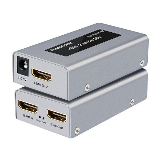 Extender HDMI per cavo CAT6, amplificatore di segnale audio/video fino a 50 m