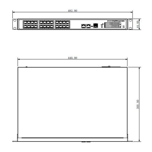 Switch Ethernet Gigabit HI-Poe gestito a 24 porte OEMdahua