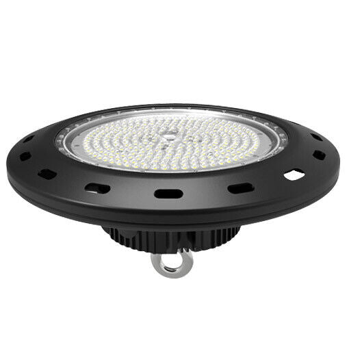 Campana led ufo da 100W o 150W, 130lm/W, IP65, 4500K, luce naturale