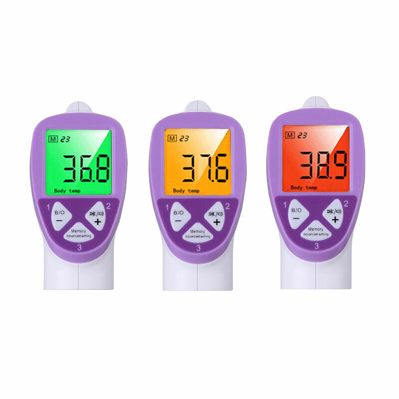 Termometro a infrarossi senza contatto a 3 pulsanti per persone,stanze e oggetti
