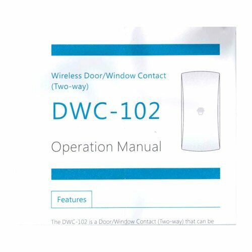 Chuango DWC-102 Sensore di movimento bidirezionale per porta/finestra, allarme