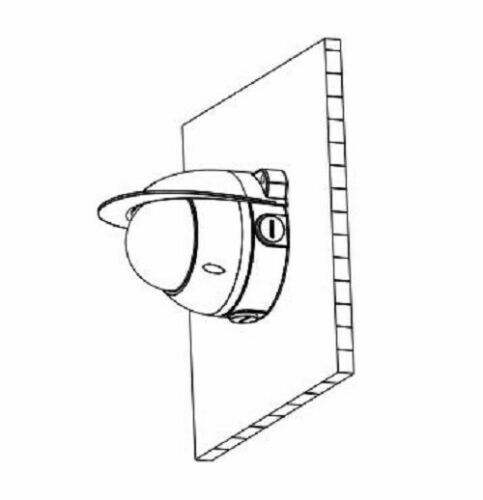 Staffa antipioggia - copertura - custodia per telecamere dome - DAHUA pfa200w